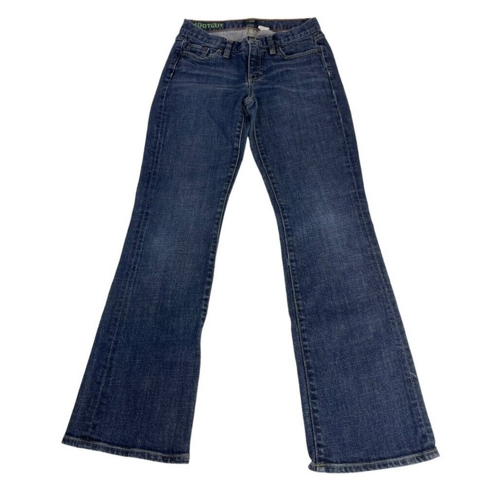 J. Crew Bootcut Jeans Women's 26S / 28S Blue Cotton Spandex Work Summer Fall